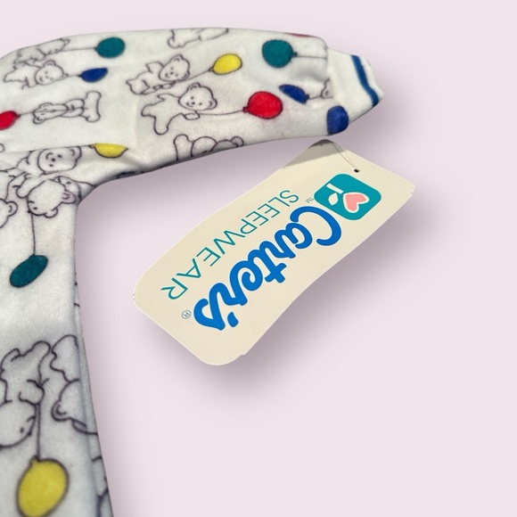 NWT Vintage Carter's Baby Bear And Balloon Sleep Sack One Size Up To 20 lbs - Picture 4 of 12